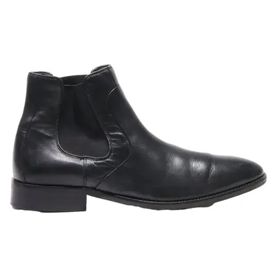 JOHNSTONE & MURPHY Chelsea Boots Black Leather Mens UK 9