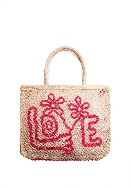 Beach Bag Flower Flower Love Smal Nat | Color: NAT | Size: U