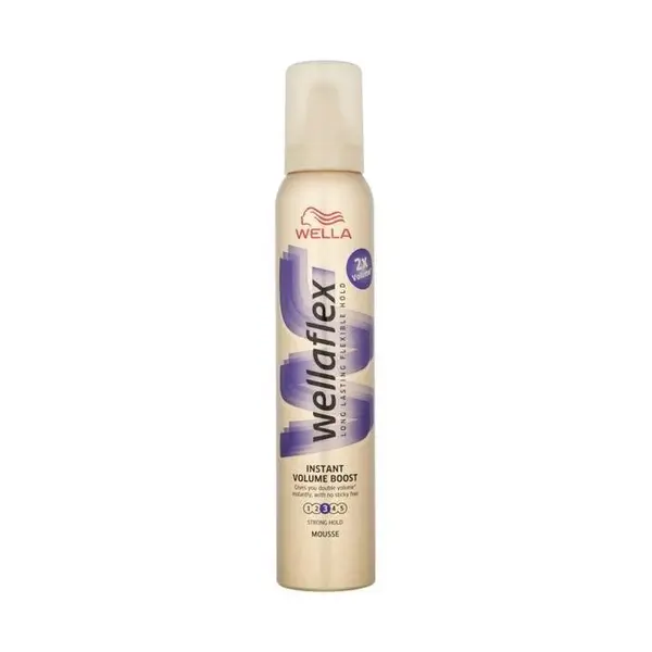 Wella Wellaflex Instant Volume Boost Styling Mousse Volume Strong Hold 200 ml