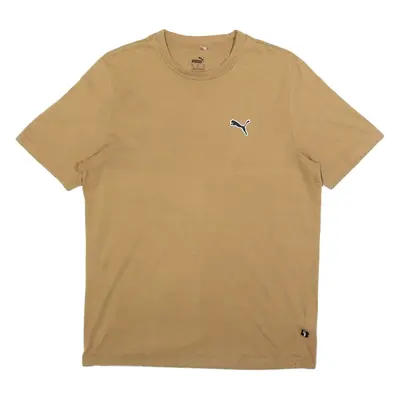 PUMA Mens T-Shirt Brown M