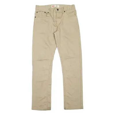 LEVI'S 511 Jeans Boys Beige Slim Straight W29 L29