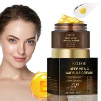 1/2/4pcs Vitamin C Capsule Moisturizing Cream, moisturize facial skin, hydrate and moisturize, with niacinamide, improve dull...