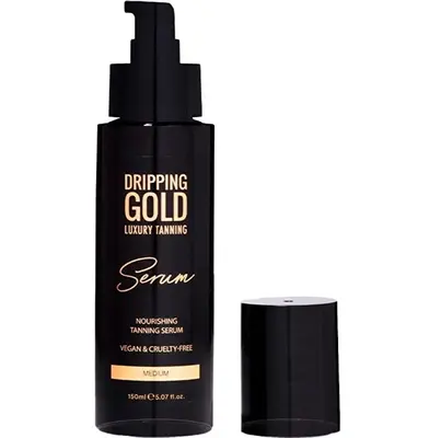 Dripping Gold Luxury Tanning Self-Tanning Serum for Body and Face Color Medium 150 ml