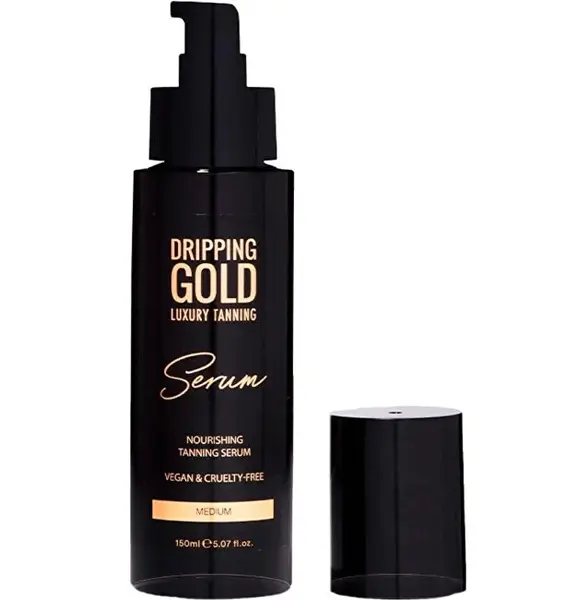 Dripping Gold Luxury Tanning Self-Tanning Serum for Body and Face Color Medium 150 ml
