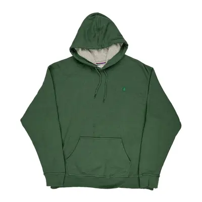 Champion Hoodie - XL Green Cotton Blend