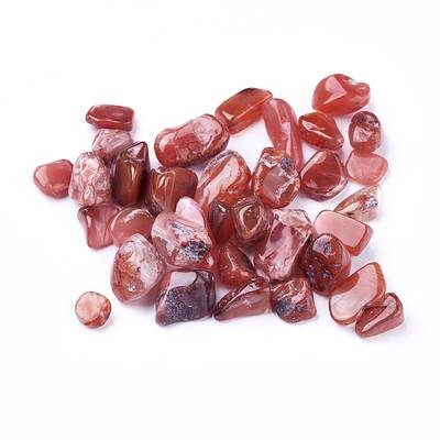 Natural Red Agate Beads