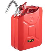 VEVOR Jerry Fuel Can, 5.3 Gallon / 20 L Portable Jerry Gas Can with Flexible Spout System, Rustproof ＆ Heat-resistant Steel...