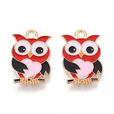 Alloy Enamel Pendants