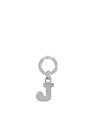 One Love Initial Charms | Metal Color: Silver | Style: J