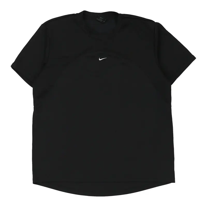 Nike T-Shirt - Medium Black Polyester