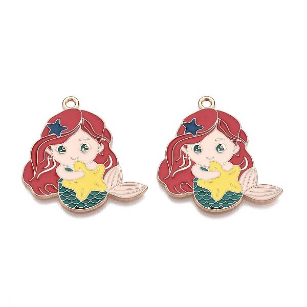 Alloy Enamel Pendants