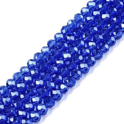 Electroplate Glass Beads Strands