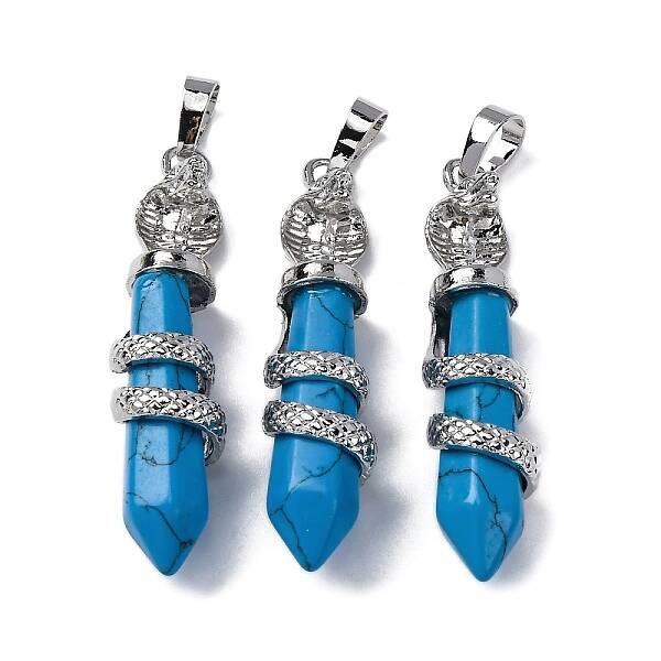 Synthetic Turquoise Pendants