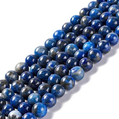 Natural Lapis Lazuli Round Bead Strands