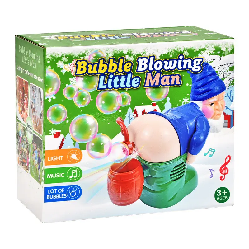 Electric Santa Claus Bubbles Machine | Color: Blue | quantity: 1PC
