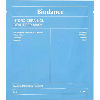 Biodance Hydro Cera-Nol Real Deep Maschera profonda per un'idratazione intensiva 34 g 34 ml