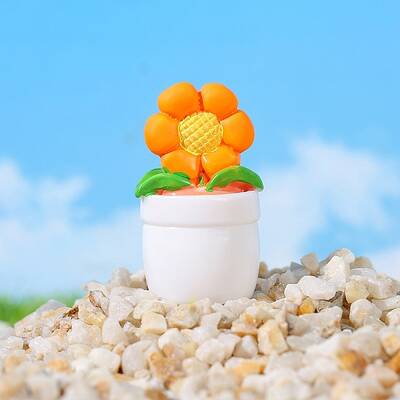 Resin Flower Pot Model