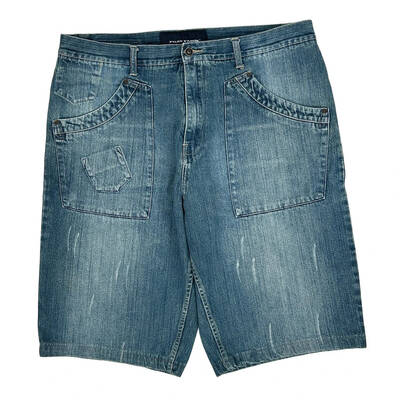 Phat Farm Denim Shorts - 40W 12L Blue Denim
