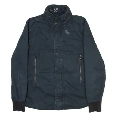 G-STAR RAW Mens Bomber Jacket Black Hooded L