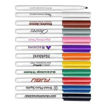 300 Customized Fine Point Dry Erase Markers - USA Made - Non-Toxic