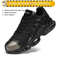 Safety Sneakers with Steel Toe - Durable, Breathable Mesh Work Shoes for Men & Women - Anti-Smash, Indestructible Constructio...