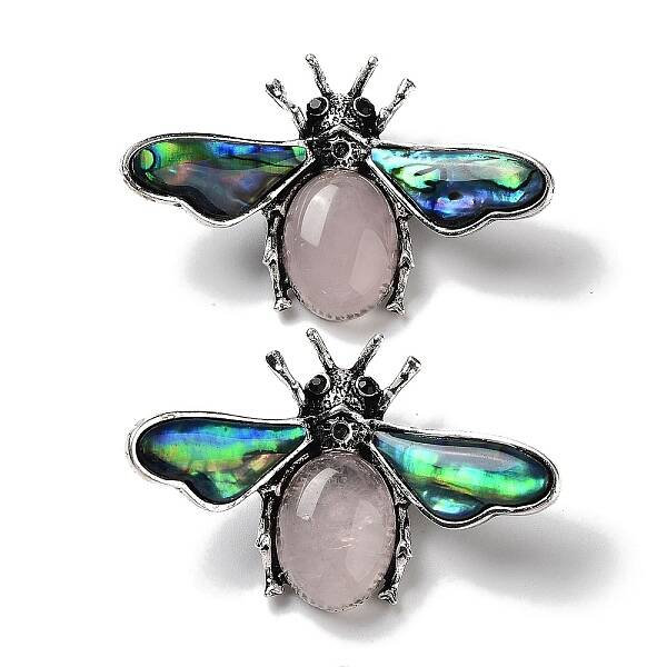 Tibetan Style Alloy Insect Brooches