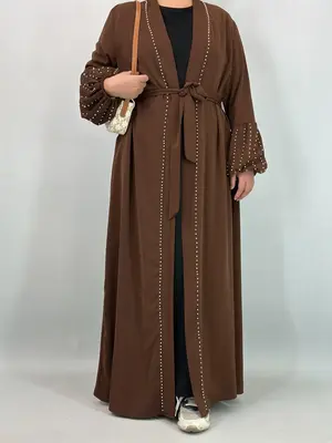 Women's Abaya, Elegant Long Sleeve Abaya for Party Wedding Guest, Ladies Islamic Clothing for All Seasons