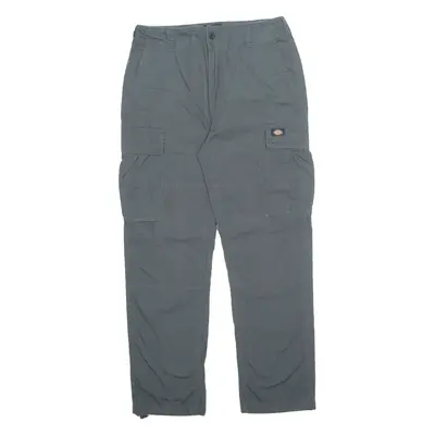DICKIES Cargo Mens Trousers Blue Regular Straight W32 L32
