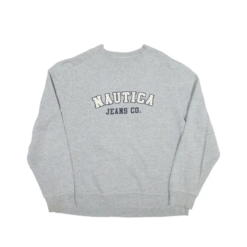 NAUTICA Sweatshirt Grey Mens L