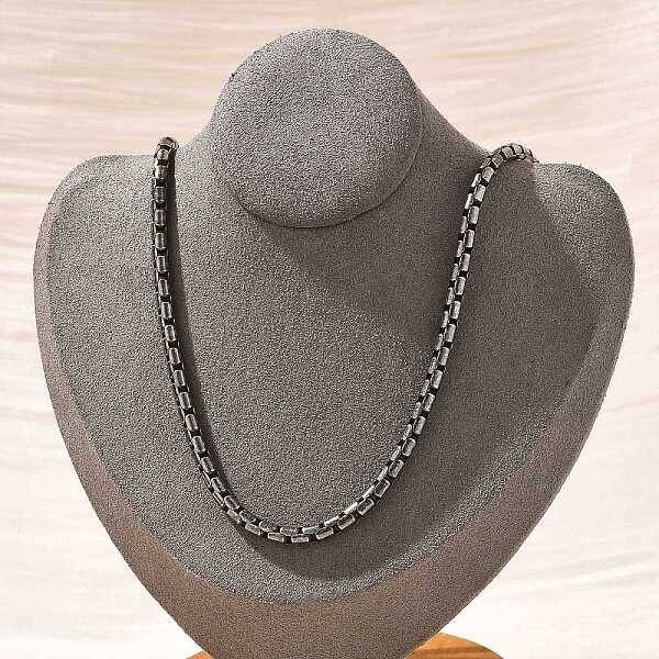 304 Stainless Steel Boston Link Chain Necklaces for Women Men