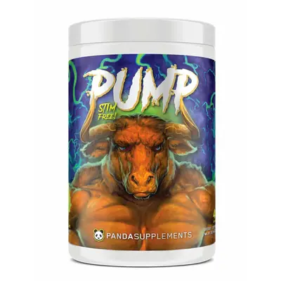 Panda Supps PUMP Stim Free Pre-Workout (20/40 Servings) Multicolor