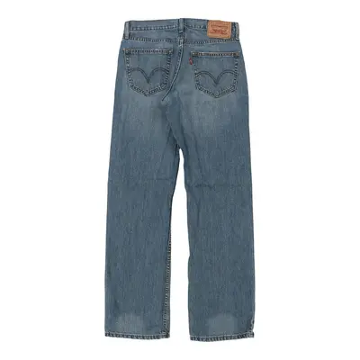 559 Relaxed Straight Levis Jeans - 30W UK 10 Blue Cotton