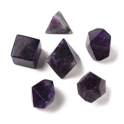 6Pcs Natural Amethyst Home Display Decorations