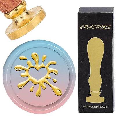 Brass Wax Seal Stamps with Wood Handle