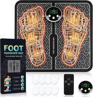 Rechargeable Massage Cushion, 6 Modes & 10MassageStrengths Foot Massager, Foot assage Toolfor Women &Men Water Proof Gift
