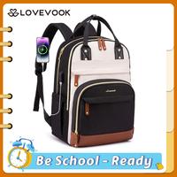 LOVEVOOK Back to School Laptop Backpack for Women with Charging Port and Anti-Theft Pocket, Work Bags for Woman, Teacher Comp...