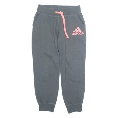 ADIDAS Womens Joggers Grey Tapered M W30 L28