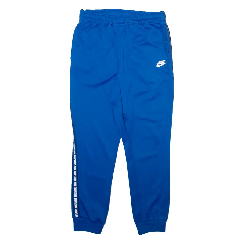 NIKE Mens Joggers Blue Tapered S W28 L28