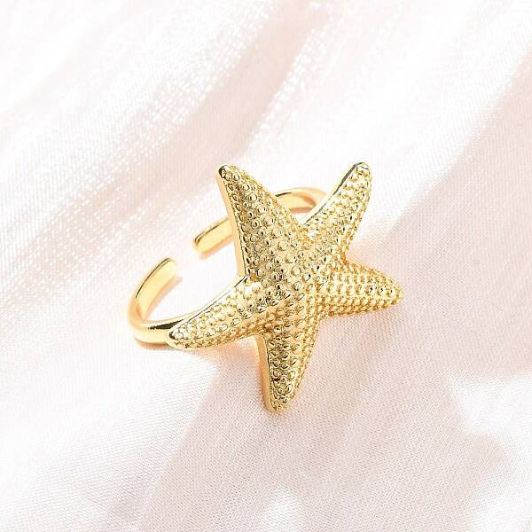 Brass Cuff Rings for Women
