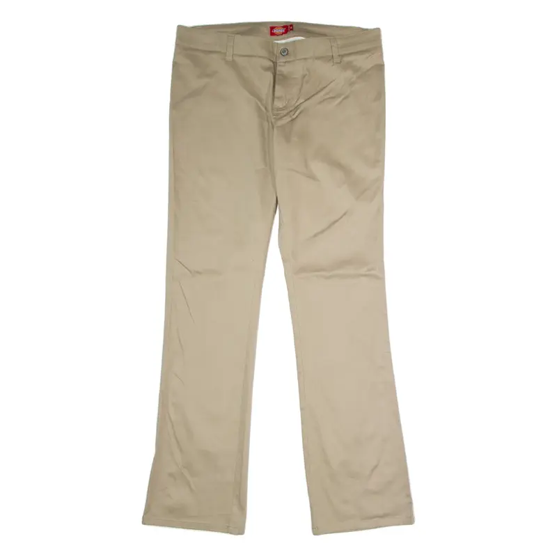 DICKIES Workwear Womens Trousers Beige Regular Bootcut W36 L33