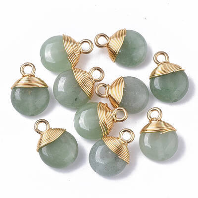 Natural Green Aventurine Pendants