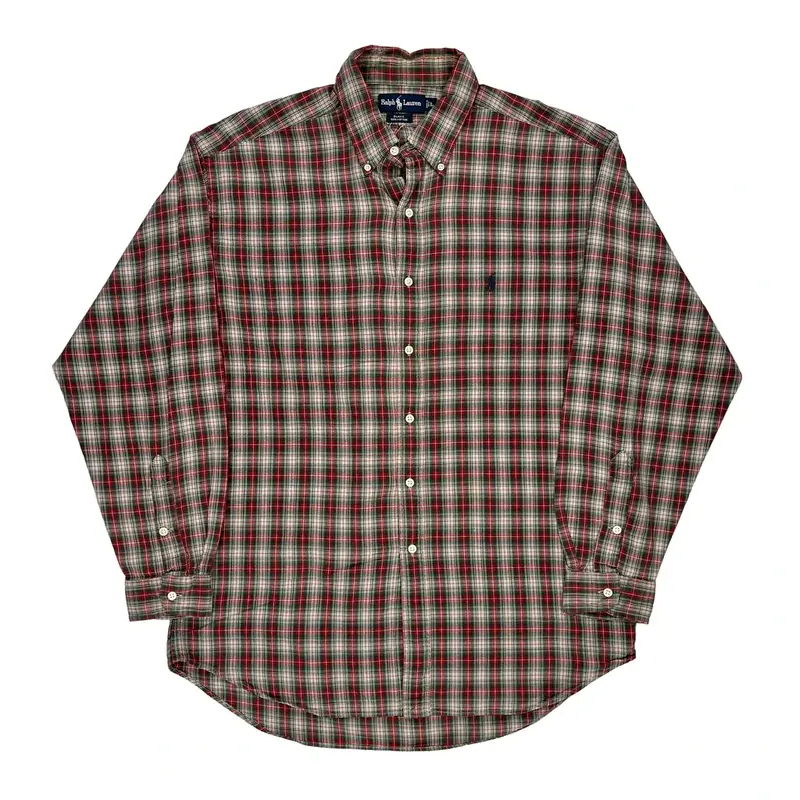 Blake Ralph Lauren Checked Flannel Shirt - Large Multicoloured Cotton