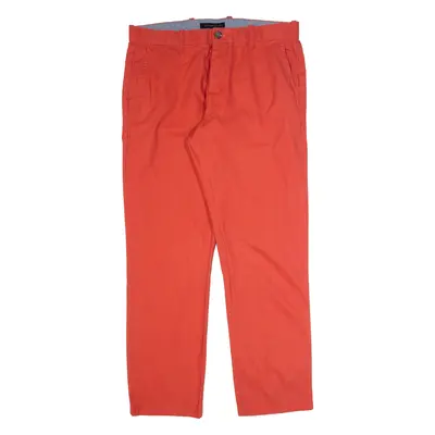 TOMMY HILFIGER Chino Mens Trousers Red Regular Straight W33 L30