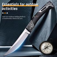 An 8.3-inch high-carbon steel kitchen-exclusive knife, a portable household knife, suitable for both kitchen use and camping ...