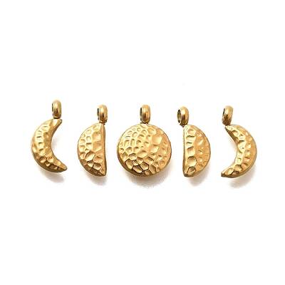 5Pcs 304 Stainless Steel Charms