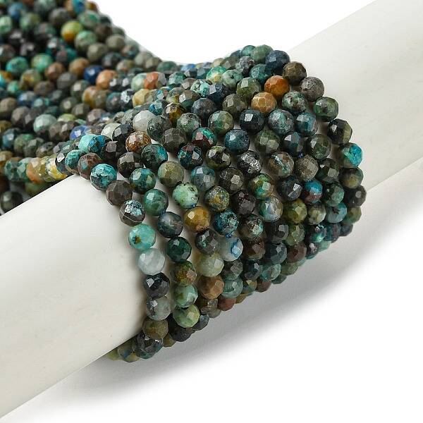 Natural Chrysocolla Beads Strands