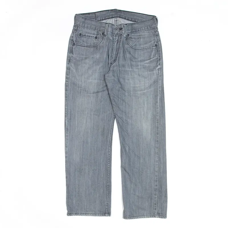 LEVI'S 514 Grey Denim Slim Straight Jeans Boys W28 L25