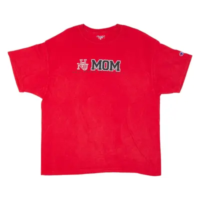 CHAMPION Holy Names University Mom USA T-Shirt Red Short Sleeve Mens XL
