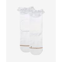 Lace Socks - Anti-blister Heel Padded Socks Foam Cushion Comfortable for Women - Boots, Sambas & Running Sneakers