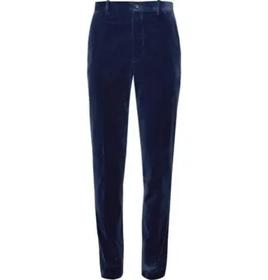 Blue Velvet Pants
